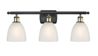 Ballston Three Light Bath Vanity in Black Antique Brass (405|5163WBABG381)