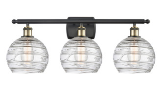 Ballston Three Light Bath Vanity in Black Antique Brass (405|5163WBABG12138)