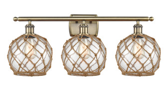 Ballston Three Light Bath Vanity in Antique Brass (405|5163WABG1228RB)