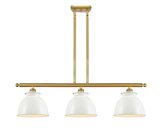 Ballston Three Light Island Pendant in Satin Gold (405|5163ISGM14W)