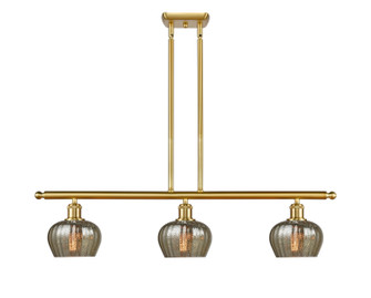 Ballston Three Light Island Pendant in Satin Gold (405|5163ISGG96)
