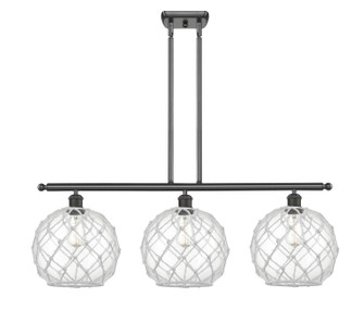 Ballston Three Light Island Pendant in Oil Rubbed Bronze (405|5163IOBG12210RW)