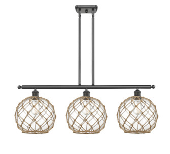 Ballston Three Light Island Pendant in Oil Rubbed Bronze (405|5163IOBG12210RB)