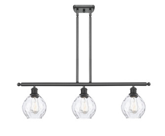Ballston Three Light Island Pendant in Matte Black (405|5163IBKG362)