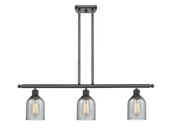 Ballston Three Light Island Pendant in Matte Black (405|5163IBKG257)