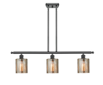 Ballston Three Light Island Pendant in Matte Black (405|5163IBKG116)