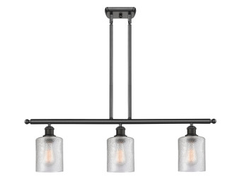 Ballston Three Light Island Pendant in Matte Black (405|5163IBKG112)