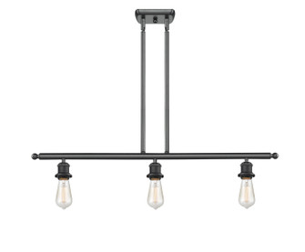 Ballston Three Light Island Pendant in Matte Black (405|5163IBK)