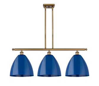 Ballston Three Light Island Pendant in Brushed Brass (405|5163IBBMBD12BL)
