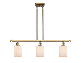 Ballston Three Light Island Pendant in Brushed Brass (405|5163IBBG341)