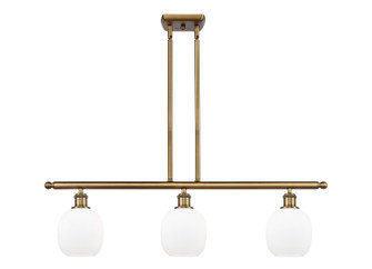 Ballston Three Light Island Pendant in Brushed Brass (405|5163IBBG101)