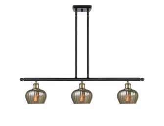 Ballston Three Light Island Pendant in Black Antique Brass (405|5163IBABG96)