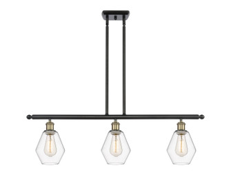 Ballston Three Light Island Pendant in Black Antique Brass (405|5163IBABG6526)
