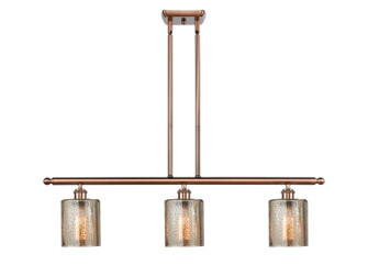 Ballston Three Light Island Pendant in Antique Copper (405|5163IACG116)