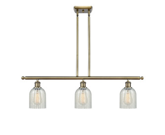 Ballston Three Light Island Pendant in Antique Brass (405|5163IABG2511)