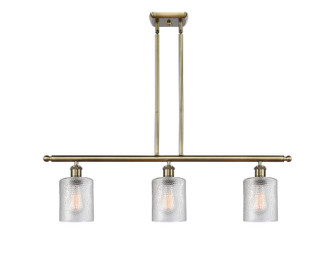 Ballston Three Light Island Pendant in Antique Brass (405|5163IABG112)