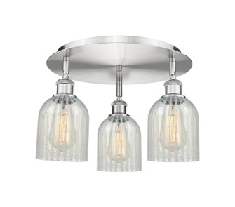 Ballston Three Light Flush Mount in Satin Nickel (405|5163CSNG2511)