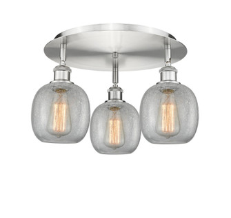 Ballston Three Light Flush Mount in Polished Chrome (405|5163CPCG105)