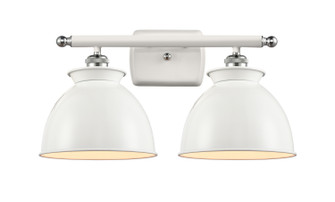 Ballston LED Bath Vanity in White and Polished Chrome (405|5162WWPCM14WPCLED)