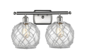 Ballston Two Light Bath Vanity in Brushed Satin Nickel (405|5162WSNG1228RW)