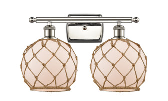 Ballston Two Light Bath Vanity in Polished Nickel (405|5162WPNG1218RB)