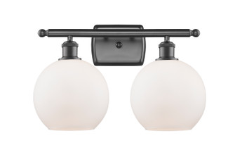Ballston Two Light Bath Vanity in Oil Rubbed Bronze (405|5162WOBG1218)