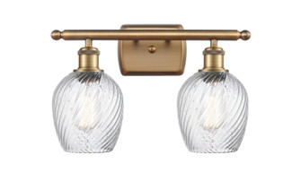 Ballston Two Light Bath Vanity in Brushed Brass (405|5162WBBG292)