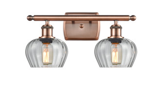 Ballston Two Light Bath Vanity in Antique Copper (405|5162WACG92)