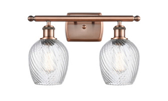 Ballston Two Light Bath Vanity in Antique Copper (405|5162WACG292)