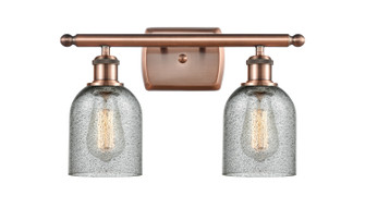 Ballston Two Light Bath Vanity in Antique Copper (405|5162WACG257)