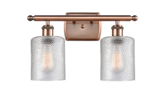 Ballston Two Light Bath Vanity in Antique Copper (405|5162WACG112)