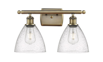 Ballston Two Light Bath Vanity in Antique Brass (405|5162WABGBD754)