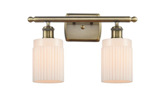 Ballston Two Light Bath Vanity in Antique Brass (405|5162WABG341)