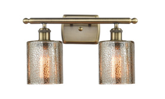 Ballston Two Light Bath Vanity in Antique Brass (405|5162WABG116)