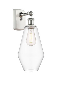 Ballston One Light Wall Sconce in White Polished Chrome (405|5161WWPCG6527)