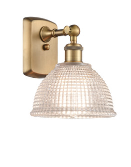 Ballston One Light Wall Sconce in Brushed Brass (405|5161WBBG422) Ballston One Light Wall Sconce in Brushed Brass (405|5161WBBG422)
