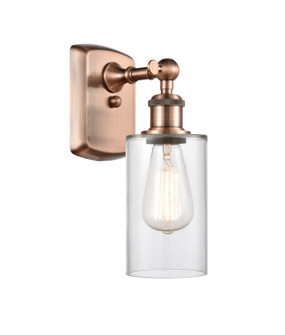Ballston One Light Wall Sconce in Antique Copper (405|5161WACG802) Ballston One Light Wall Sconce in Antique Copper (405|5161WACG802)