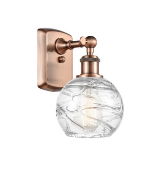 Ballston One Light Wall Sconce in Antique Copper (405|5161WACG12136)