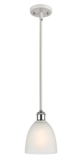 Ballston One Light Mini Pendant in White Polished Chrome (405|5161SWPCG381)