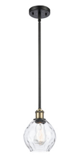 Ballston One Light Mini Pendant in Black Antique Brass (405|5161SBABG362)