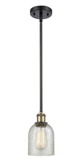 Ballston One Light Mini Pendant in Black Antique Brass (405|5161SBABG259)