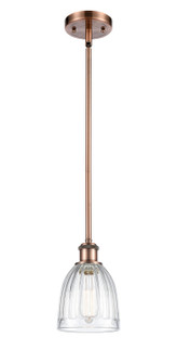 Ballston One Light Mini Pendant in Antique Copper (405|5161SACG442)