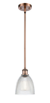 Ballston One Light Mini Pendant in Antique Copper (405|5161SACG382)