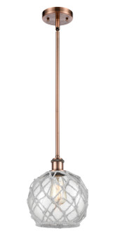 Ballston One Light Mini Pendant in Antique Copper (405|5161SACG1228RW)