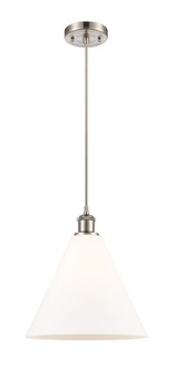 Ballston One Light Mini Pendant in Brushed Satin Nickel (405|5161PSNGBC121)