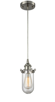 Kingsbury One Light Pendant in Brushed Satin Nickel (405|5161PSN232CL)