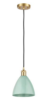 Ballston One Light Mini Pendant in Satin Gold (405|5161PSGMBD75SF)
