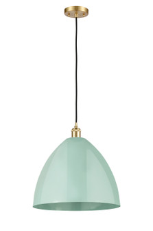 Ballston One Light Mini Pendant in Satin Gold (405|5161PSGMBD16SF)