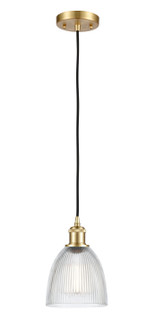 Ballston One Light Mini Pendant in Satin Gold (405|5161PSGG382)