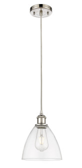 Ballston One Light Mini Pendant in Polished Nickel (405|5161PPNGBD754)